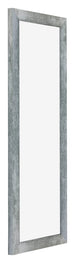 Mura MDF Bilderrahmen 20x60 Eisen Gewischt Vorne Schrag | Yourdecoration.at
