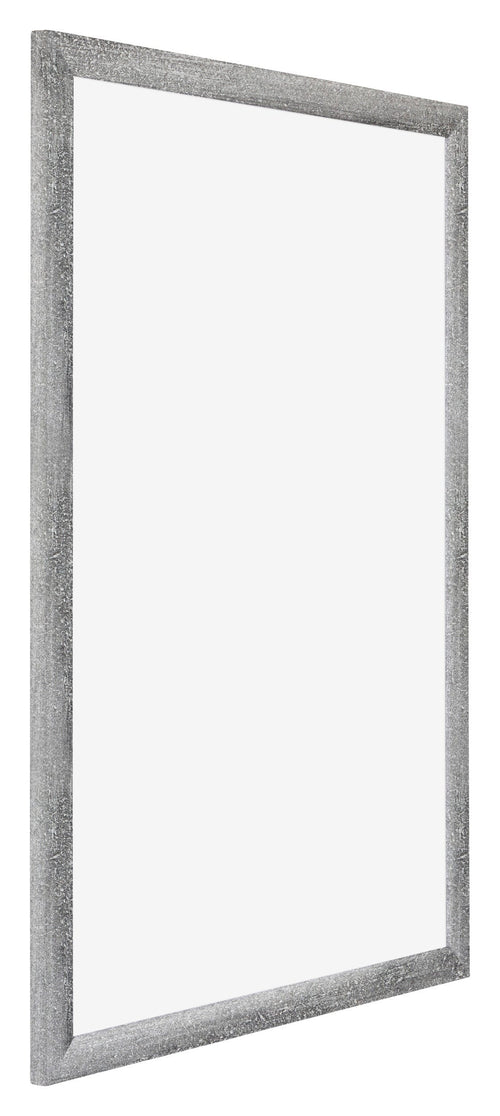 Mura MDF Bilderrahmen 21x30cm Grau Gewischt Vorne Schrag | Yourdecoration.at