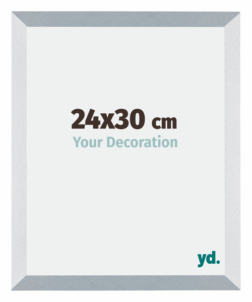 Mura MDF Bilderrahmen 24x30cm Aluminium Geburstet Vorne Messe | Yourdecoration.at