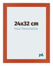 Mura MDF Bilderrahmen 24x32cm Orange Vorne Messe | Yourdecoration.at