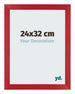 Mura MDF Bilderrahmen 24x32cm Rot Vorne Messe | Yourdecoration.at
