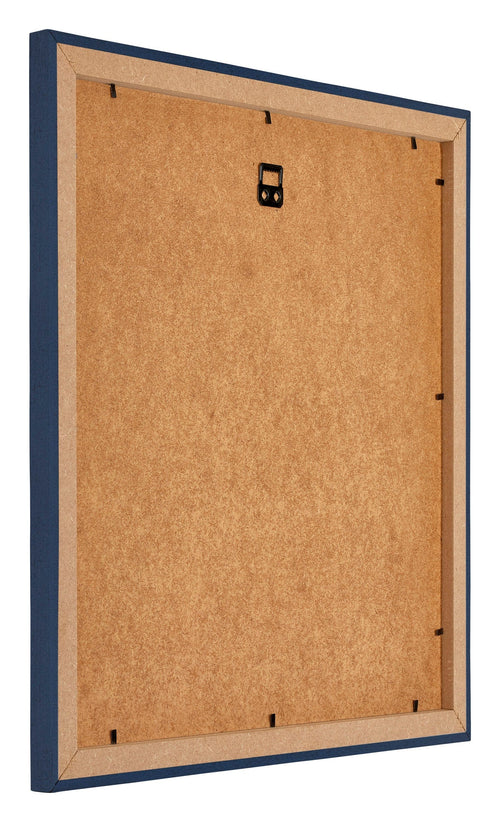 Mura MDF Bilderrahmen 25x25cm Dunkelblau Gewischt Rucksteite Schrag | Yourdecoration.at