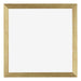Mura MDF Bilderrahmen 25x25cm Gold Glanz Vorne | Yourdecoration.at