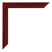 Mura MDF Bilderrahmen 25x25cm Weinrot Gewischt Detail Ecke | Yourdecoration.at