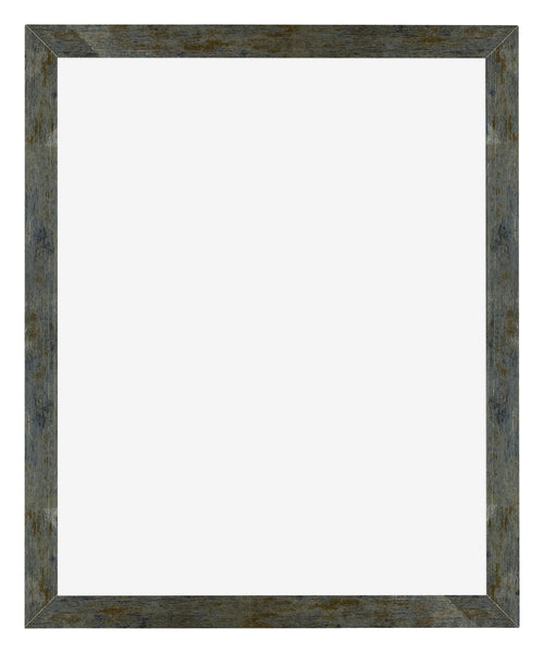 Mura MDF Bilderrahmen 25x30cm Blau Gold Meliert Vorne | Yourdecoration.at