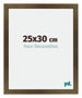 Mura MDF Bilderrahmen 25x30cm Bronze Dekor Vorne Messe | Yourdecoration.at