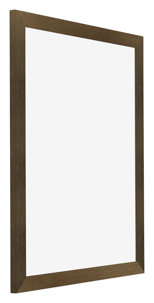 Mura MDF Bilderrahmen 25x30cm Bronze Dekor Vorne Schrag | Yourdecoration.at