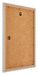 Mura MDF Bilderrahmen 25x30cm Silber Matt Rucksteite Schrag | Yourdecoration.at