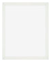 Mura MDF Bilderrahmen 25x30cm Weiss Gewischt Vorne | Yourdecoration.at