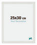 Mura MDF Bilderrahmen 25x30cm Weiss Matt Vorne Messe | Yourdecoration.at