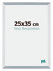 Mura MDF Bilderrahmen 25x35cm Aluminium Geburstet Vorne Messe | Yourdecoration.at