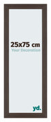 Mura MDF Bilderrahmen 25x75cm Eiche Dunkel Vorne Messe | Yourdecoration.at