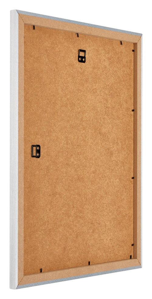 Mura MDF Bilderrahmen 28x35cm Aluminium Geburstet Rucksteite Schrag | Yourdecoration.at