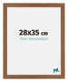 Mura MDF Bilderrahmen 28x35cm Eiken Rustiek Vorne Messe | Yourdecoration.at
