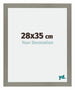 Mura MDF Bilderrahmen 28x35cm Grau Vorne Messe | Yourdecoration.at