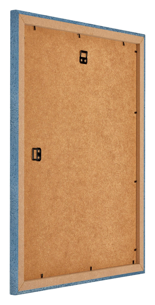 Mura MDF Bilderrahmen 28x35cm Hell Blau Geveegd Rucksteite Schrag | Yourdecoration.at