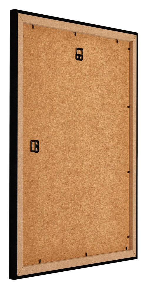 Mura MDF Bilderrahmen 28x35cm Schwarz Hochglanz Rucksteite Schrag | Yourdecoration.at