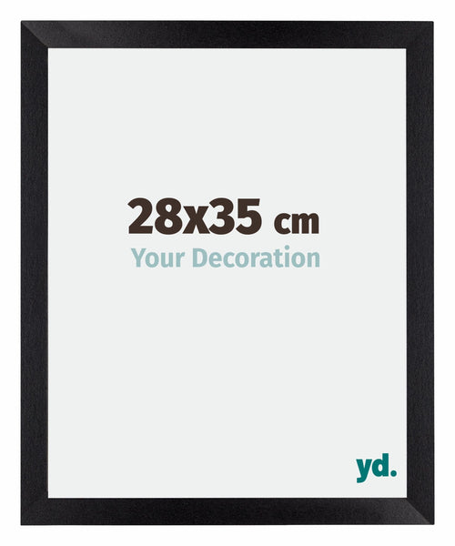 Mura MDF Bilderrahmen 28x35cm Schwarz Matt Vorne Messe | Yourdecoration.at