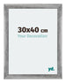 Mura MDF Bilderrahmen 30x40cm Grau Gewischt Vorne Messe | Yourdecoration.at
