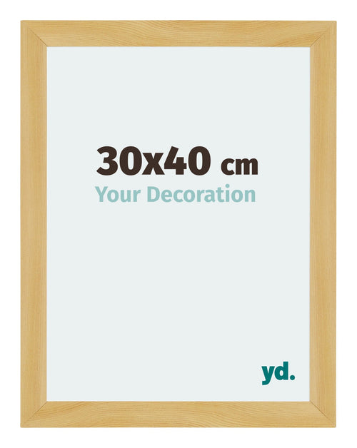 Mura MDF Bilderrahmen 30x40cm Kiefer Dekor Vorne Messe | Yourdecoration.at