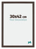 Mura MDF Bilderrahmen 30x42cm Eiche Dunkel Vorne Messe | Yourdecoration.at