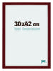 Mura MDF Bilderrahmen 30x42cm Weinrot Gewischt Vorne Messe | Yourdecoration.at