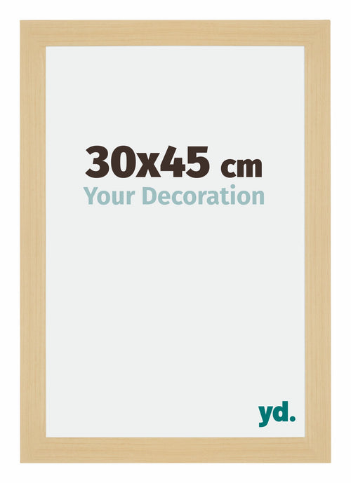 Mura MDF Bilderrahmen 30x45cm Ahorn Dekor Vorne Messe | Yourdecoration.at