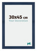 Mura MDF Bilderrahmen 30x45cm Dunkelblau Gewischt Vorne Messe | Yourdecoration.at