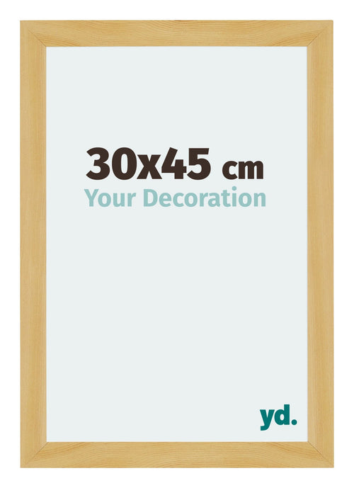 Mura MDF Bilderrahmen 30x45cm Kiefer Dekor Vorne Messe | Yourdecoration.at