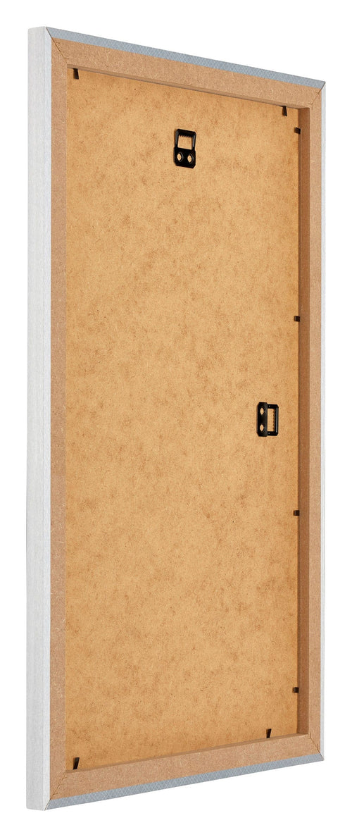 Mura MDF Bilderrahmen 30x50cm Aluminium Geburstet Rucksteite Schrag | Yourdecoration.at