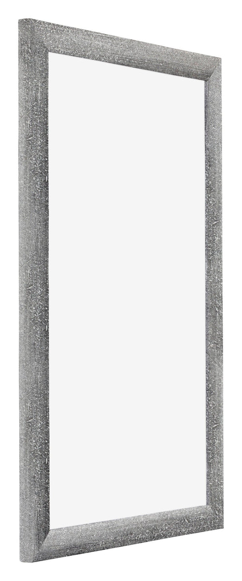 Mura MDF Bilderrahmen 30x50cm Grau Gewischt Vorne Schrag | Yourdecoration.at