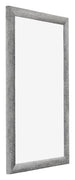 Mura MDF Bilderrahmen 30x50cm Grau Gewischt Vorne Schrag | Yourdecoration.at