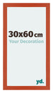 Mura MDF Bilderrahmen 30x60cm Orange Vorne Messe | Yourdecoration.at