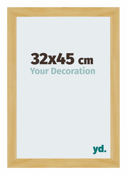 Mura MDF Bilderrahmen 32x45cm Kiefe Dekor Vorne Messe | Yourdecoration.at
