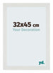 Mura MDF Bilderrahmen 32x45cm Weiß Matt Vorne Messe | Yourdecoration.at