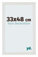 Mura MDF Bilderrahmen 33x48cm Weiß Matt Vorne Messe | Yourdecoration.at