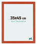 Mura MDF Bilderrahmen 35x45cm Orange Vorne Messe | Yourdecoration.at