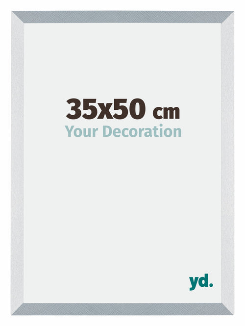 Mura MDF Bilderrahmen 35x50cm Aluminium Geburstet Vorne Messe | Yourdecoration.at