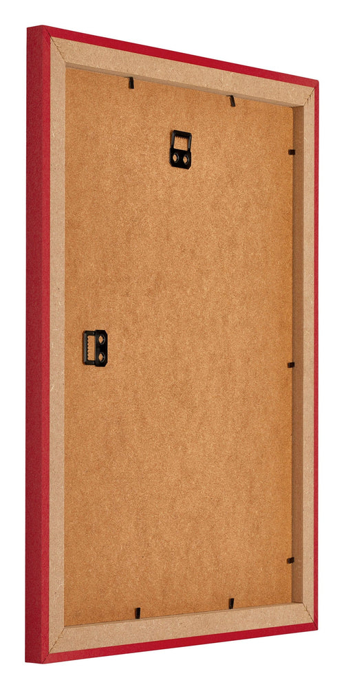 Mura MDF Bilderrahmen 36x48cm Rot Ruckseite Schrag | Yourdecoration.at