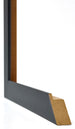 Mura MDF Bilderrahmen 37 5x98cm Grau Detail Querschnitte | Yourdecoration.at
