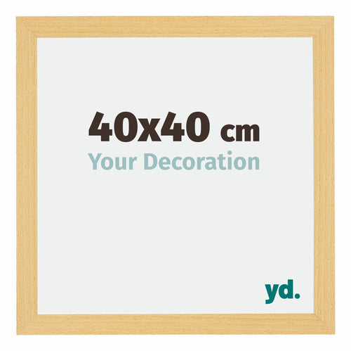Mura MDF Bilderrahmen 40x40cm Buche Dekor Vorne Messe | Yourdecoration.at