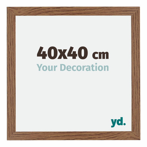 Mura MDF Bilderrahmen 40x40cm Eiken Rustiek Vorne Messe | Yourdecoration.at