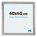 Mura MDF Bilderrahmen 40x40cm Grau Gewischt Vorne Messe | Yourdecoration.at