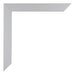 Mura MDF Bilderrahmen 40x40cm Silber Matt Detail Ecke | Yourdecoration.at
