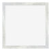 Mura MDF Bilderrahmen 40x40cm Silberglanz Vintage Vorne | Yourdecoration.at