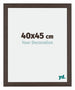 Mura MDF Bilderrahmen 40x45cm Eiche Dunkel Vorne Messe | Yourdecoration.at