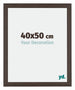 Mura MDF Bilderrahmen 40x50cm Eiche Dunkel Vorne Messe | Yourdecoration.at