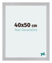 Mura MDF Bilderrahmen 40x50cm Silber Matt Vorne Messe | Yourdecoration.at