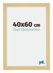 Mura MDF Bilderrahmen 40x60cm Ahorn Dekor Vorne Messe | Yourdecoration.at