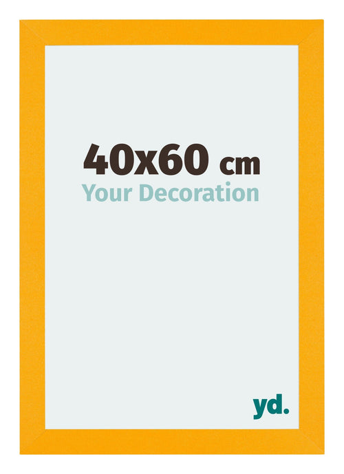 Mura MDF Bilderrahmen 40x60cm Gelb Vorne Messe | Yourdecoration.at